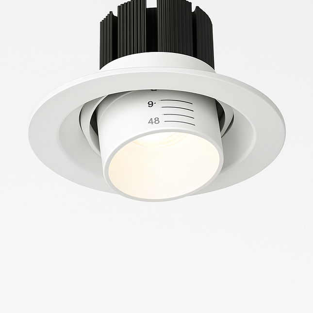 projecteur led spot encastré dimmable avec zoom intégré