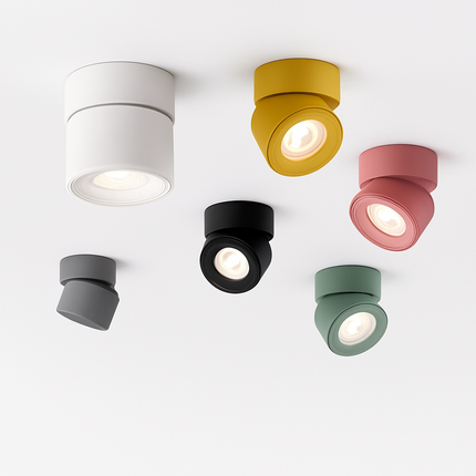 Spot LED nordique à fixation murale orientable et pliant — LZ4X9P