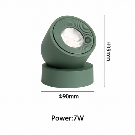 Spot LED nordique à fixation murale orientable et pliant — LZ4X9P