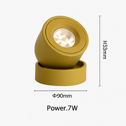 Spot LED nordique à fixation murale orientable et pliant — LZ4X9P