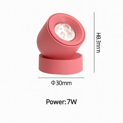 Spot LED nordique à fixation murale orientable et pliant — LZ4X9P