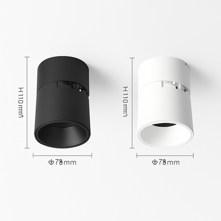 Spot LED mural pliable à angle réglable anti-éblouissement — LZ4X9T
