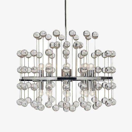 Lustre LED design avec boules en cristal style Art — LZ4X9M