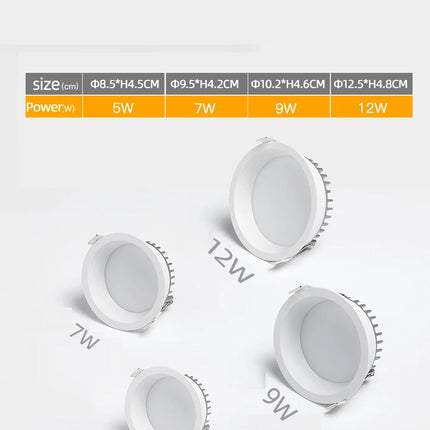 Spot LED encastré rond pour éclairage intérieur — LZ4X9P2