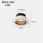 Couleur blanche 10W / Lumière chaude 3000K