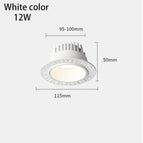 Couleur blanche 12W / Lumière blanche 6000K