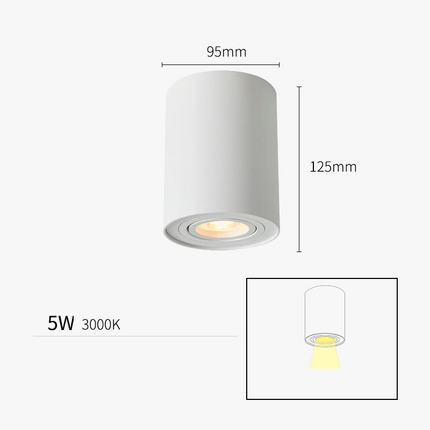 Spot LED COB pour plafond sur rail, éclairage intérieur maison et magasin — LZ4X9T