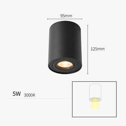 Spot LED COB pour plafond sur rail, éclairage intérieur maison et magasin — LZ4X9T