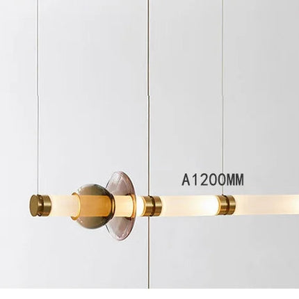 Suspension simple en verre pour hall et salle à manger duplex — LZ4XJ9