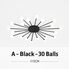 A - Noir - 30 Balles / Blanc chaud