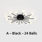 A - Noir - 24 Balles / Blanc chaud
