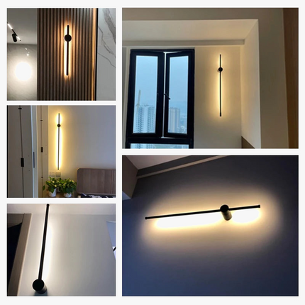 Simple avec prise 	 applique murale LED moderne lumières salon étude chambre chevet couloir allée salon cuisine lampe éclairage intérieur