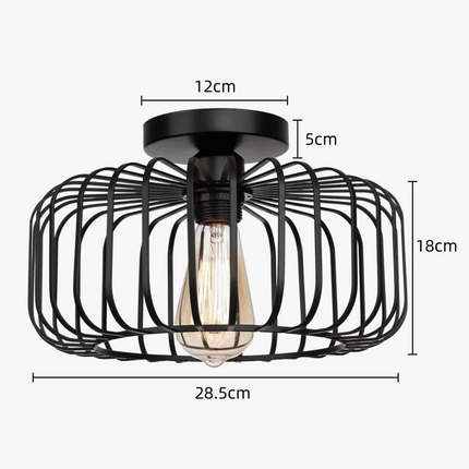 Plafonnier cage à oiseaux E26 pour intérieur chambre et salon — LZ4X9P