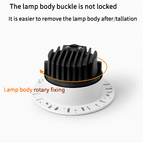 Black color 7W / Dimmable