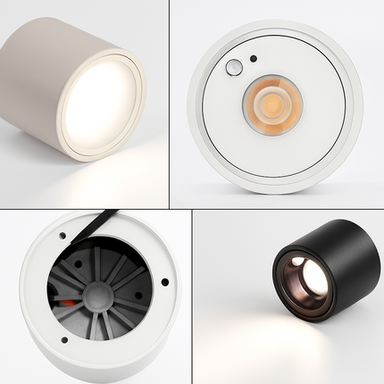 Spot LED 12W avec détecteur de mouvement anti-éblouissement pour escalier et chambre — LZ4X9P