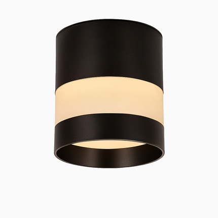 Spot LED rond avec bande lumineuse style loft — LZ4X9P2