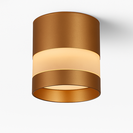 Spot LED rond avec bande lumineuse style loft — LZ4X9P2