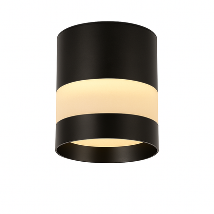 Spot LED rond avec bande lumineuse style loft — LZ4X9P2