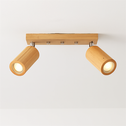 Spot LED simple en bois pour éclairage de magasin et salle à manger — LZ4X9P