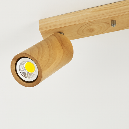 Spot LED simple en bois pour éclairage de magasin et salle à manger — LZ4X9P