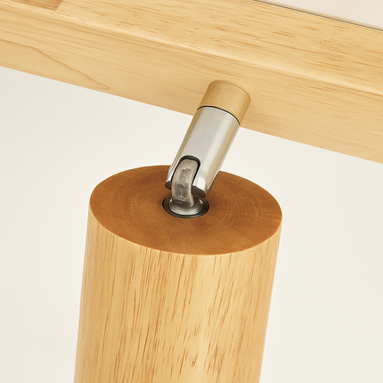 Spot LED simple en bois pour éclairage de magasin et salle à manger — LZ4X9P