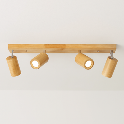 Spot LED simple en bois pour éclairage de magasin et salle à manger — LZ4X9P