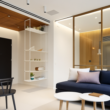 Spot LED cylindrique moderne noir ou blanc — LZ4P9XQ