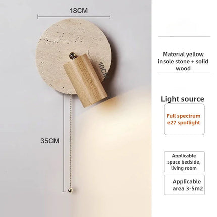 Spot en pierre naturelle style médiéval rétro créatif — LZ4M9T2