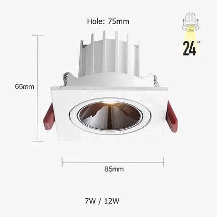 Spot encastrable orientable pour éclairage intérieur — LZ4X9QJ