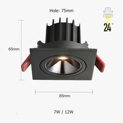 Spot encastrable orientable pour éclairage intérieur — LZ4X9QJ