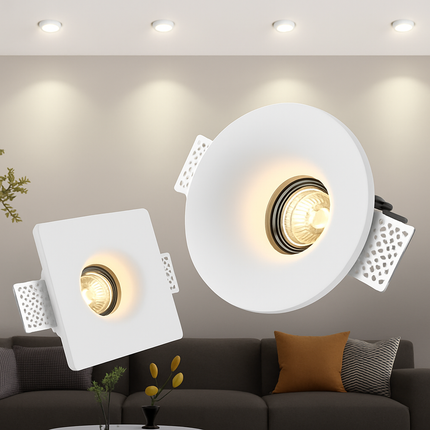 Spot encastré LED GU10 anti-éblouissement sans bordure pour intérieur — LZ4X9P