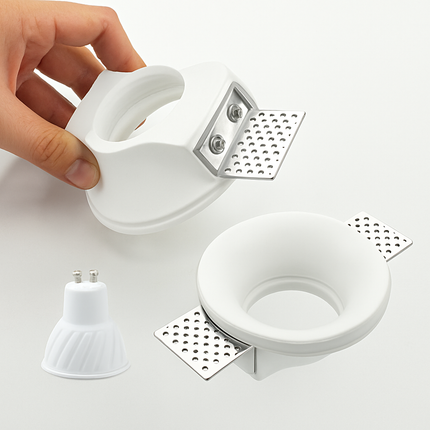 Spot encastré LED GU10 anti-éblouissement sans bordure pour intérieur — LZ4X9P