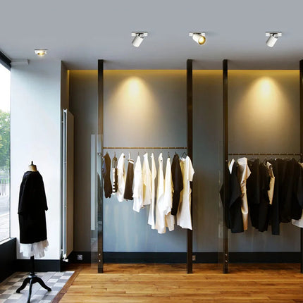 Spot LED carré encastrable à rotation et bras télescopique flexible — LZ4X9T1