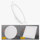 Carré blanc / Blanc chaud 3000K / 5W