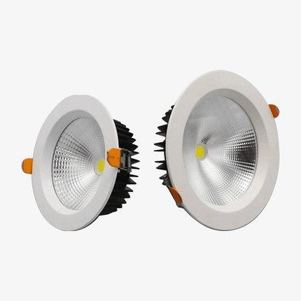 Spot encastré rond en aluminium blanc au design moderne — LZ4X9T
