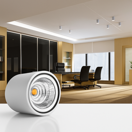 Spot LED rotatif COB CREE 9W à 24W, plafonnier surface réglable AC90-260V — LZ4X7J