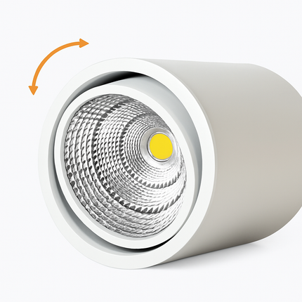 Spot LED rotatif COB CREE 9W à 24W, plafonnier surface réglable AC90-260V — LZ4X7J