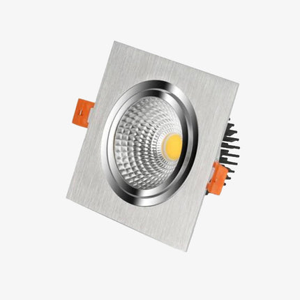 Spot LED carré industriel en métal Yaninah — LZ4G7XQ