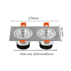 Chaude / 9W - Dimmable