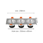 Chaude / 2x9W - Dimmable