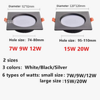 Blanc froid 6000K / 20w blanc dimmable