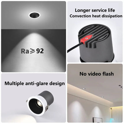 Spot LED COB Zigbee dimmable en aluminium — LZ4X9Q2