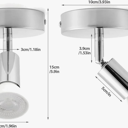 spot led dimmable pour éclairage de magasin élégant