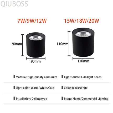 spot led dimmable pour éclairage intérieur design moderne