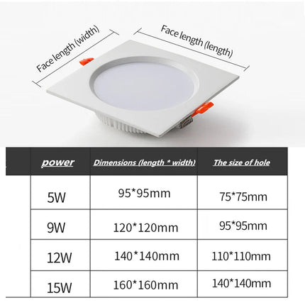 spot led double tête encastré ultra mince design moderne