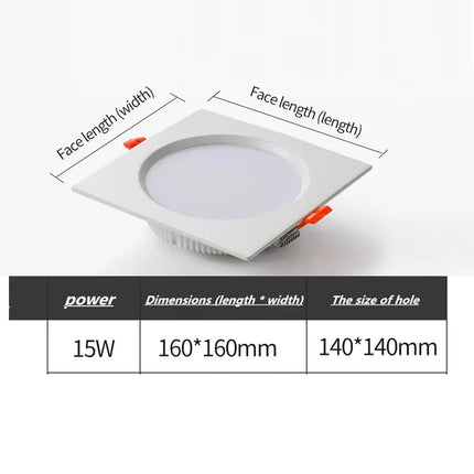 spot led double tête encastré ultra mince design moderne