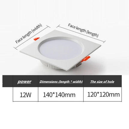 spot led double tête encastré ultra mince design moderne