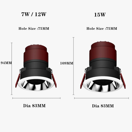 Spot LED pour décoration intérieure et plafonnier projecteur — LZ4X9T