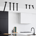Noir / 10cm / Naturelle - Non dimmable