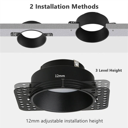 spot led encastré sans cadre à intensité variable